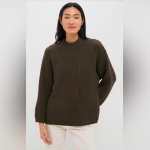 Tuckernuck Pomander Place Crewneck Sweater Olive Green Large NWT large